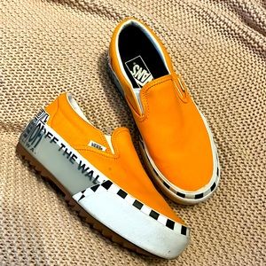 Vans platform slip on